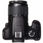 كاميرا ديجيتال كانون DSLR بعدسات ثلاثية من 18 إلى 55 ملم EOS 4000D - اسود