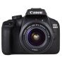 كاميرا ديجيتال كانون DSLR بعدسات ثلاثية من 18 إلى 55 ملم EOS 4000D - اسود