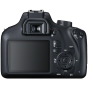 كاميرا ديجيتال كانون DSLR بعدسات ثلاثية من 18 إلى 55 ملم EOS 4000D - اسود