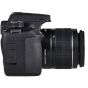كاميرا ديجيتال كانون DSLR بعدسات ثلاثية من 18 إلى 55 ملم EOS 4000D - اسود