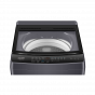 غسالة ملابس هاير، 10 كجم، تحميل علوي، فضي غامق - HWM100-316S8