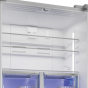 Beko No Frost Side By Side Refrigerator, 624 Liters, Titanium Inox - GNE134626ZXH, with Blender, 1.5 Liters, 600 Watt - TBN 62608 W