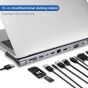 USB Type C 11 in 1 Hub - Silver