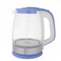 Glass Electric Kettle, 2.2 Liters, 1500 Watt, Blue - WLBL2.2
