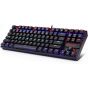 REDRAGON K552 KUMARA Gaming Mechanical Keyboard - Red Switch Rainbow LED Lighting English & Arabic Keys (Black)