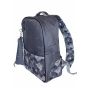 Gharibo Bags One Hand School Backpack With Pencil Case for Kids, Beehives Pattern - Grey