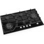 Teva Gas Built-in Hob, 90CM, 5 Burners, Black - BF185WMN