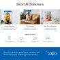 TP-Link Tapo C220 Wireless Indoor Security Camera, 2K 4MP QHD - White