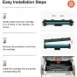 V4INK 1PK Compatible 19A Drum Replacement for HP 19A CF219A Drum Unit for use in HP Pro MFP M130fw M130nw M130fn M130a M102w M102a M130 M102 Printer (NO-Toner)