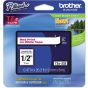 Brother Label Tape, 0.47 mm x 8 Meters, Red on White - TZE-232