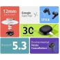 Xiaomi Redmi Buds 4 Active Earbuds with Noise Cancellation, White - BHR8000GL-WH