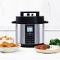 Nutricook  Electric Pressure Cooker, 8 Liters, 1500 Watt, Silver and Black- NC-SP330