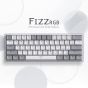 Redragon Fizz Wired Gaming Keyboard, White and Grey - K617