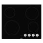 Gorenje Electric Hob, 60cm, 4 Burners, Black - EC641BSC