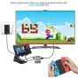 Bnoeo USB C to VGA HDMI Adapter, Black - UO-M001