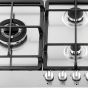Nardi Built-In Gas Hob, 5 Burners, Silver - VG95 EAVX