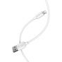 Borofone BX14 LinkJet USB Cable Lightning 3M - White