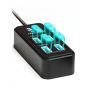 USB Hub 4 in 1, 4 Ports, Black - P-901