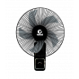 Hawaii Wall Fan with Remote Control, 18-Inch - Black