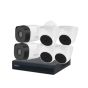 Dahua 6 Eyeball and Bullet Security Cameras Kit with Digital Video Recorder, 2MP, 3.6 mm - White