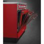 Smeg Free-Standing Gas Cooker, 6 Burners, Red - CPF9GMR