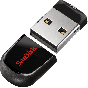 Sandisk Cruzer Fit USB Flash Drive, 16GB - SDCZ33