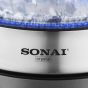 Sonai Crystal Kettle, 1.8 Liters, Gray - SH-3762