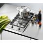 Miele Gas Built-In Hob, 2 Burners, Silver- CS 1012-2 G