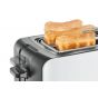 Bosch Toaster, 2 Slices, 1090 Watt, White/Grey - TAT6A111