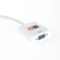 محول توبي من منفذ عرض ميني إلى منفذ VGA، ابيض- CV039