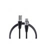 2B XLR Cable, 2 Meters, Black - CV107