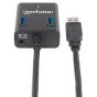 موزع USB 3.0 مانهاتن سوبر سبيد، 4 منافذ- 162296