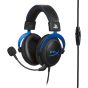 HyperX Cloud - Gaming Headset for PS4 with in-Line Audio Control and Detachable Noise Cancelling Microphone - HX-HSCLS-BL-EM - Black