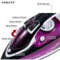 Sokany Steam Iron, 2400 Watt, Purple - EL-8888