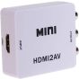 محول فيديو ميني HDMI إلى AV - ابيض