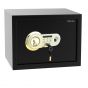 Safety Tech Biometric Fingerprint Safe Box, 30 Liters, Black and Gold - GN30 SFT3