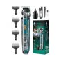 VGR Hair and Nose Trimmer Set, Wet and Dry, Black and Green - V-949