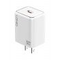 LDNIO Wall Charger, Single Port Type C To Lightning, 30 Watt, White - A1508C