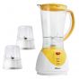 Black And White Countertop Blender, with 2 Grinders, 1.5 Litre, 500 Watt, Multi Color- Bl5000