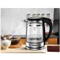 Arshia Electric Kettle, 1.7 Liters, 1800W, Black - GK116-2961
