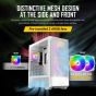 Antec ARGB Gaming Mid Tower Case, White - NX416