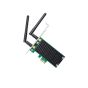 TP-Link AC1200 Wireless Dual Band PCI Express Adapter With 2 Antennas, Black - Archer T4E