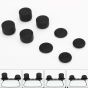 Tomsin Silicone Thumb Grips For PlayStation 5 Controller - Black