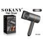 Sokany Hair Dryer, 1200 Watt, 2 Temperatures, Black - SK-2202