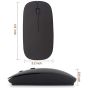 Zeru Wireless Optical Mouse, Black - ZE689