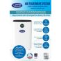 Violet Air Purifier and Sanitizer with 6 Stages Filters, White - AP2006-S