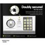 Safety Tech Electronic Safe Box, Black - GN25 EIA 606