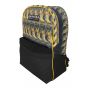 Gharibo Bags School Backpack With Lunch Bag and Pencil Case for Kids, Waving Pattern - Yellow and Black