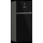 Beko No Frost Top Freezer Refrigerator, 420 Liters, Black - RDNE420K02DXITEGB, with Blender, 1.5 Liters, 600 Watt - TBN 62608 W