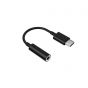 محول كيندكس  USB Type-C الى مقبس سماعة ، اسود - KX 3182